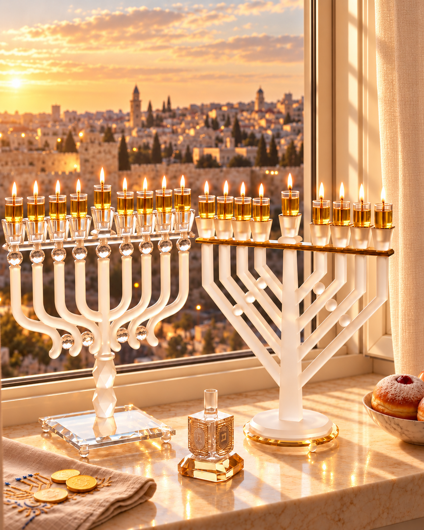 Crystal Menorah Collection
